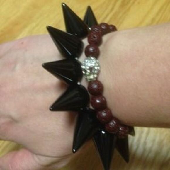 Stretch bracelets set of 2 - Picture 3 of 4